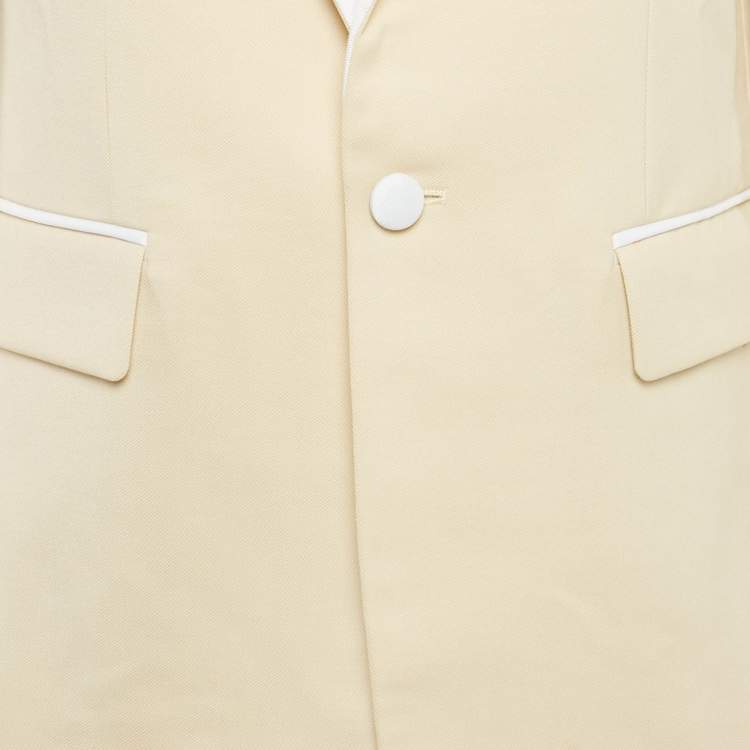 Pre Owned بليزر جوزيف توكسيدو قطني أصفر صغير ( سمول )