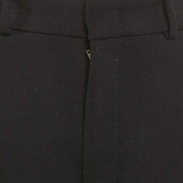 Pre Owned Joseph Black Stretch Wool Formal Trousers M