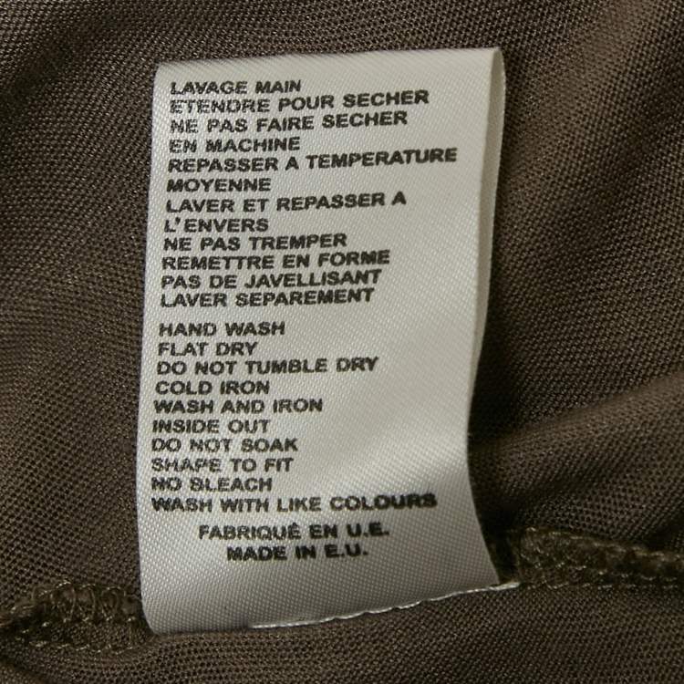 Pre Owned Joseph Grey Jersey Scoop Neck T-Shirt XL