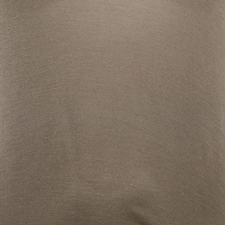 Pre Owned Joseph Grey Jersey Scoop Neck T-Shirt XL