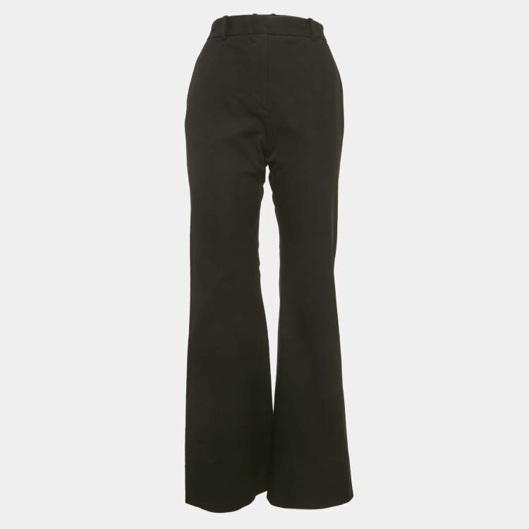 Pre Owned Joseph Black Gabardine Tafira Stretch Trousers M
