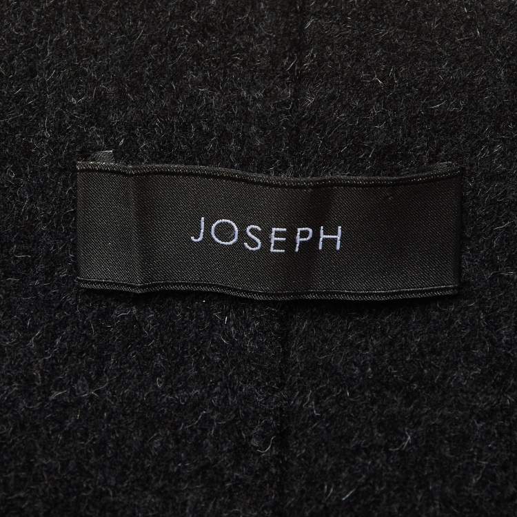Pre Owned Joseph Black Wool & Cashmere Cape M