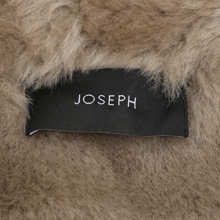 مملوكة مسبقًا Joseph Grey Leather Double Breasted Jacket M