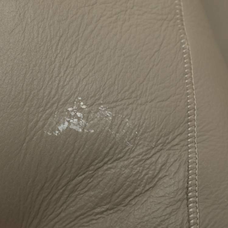 مملوكة مسبقًا Joseph Grey Leather Double Breasted Jacket M