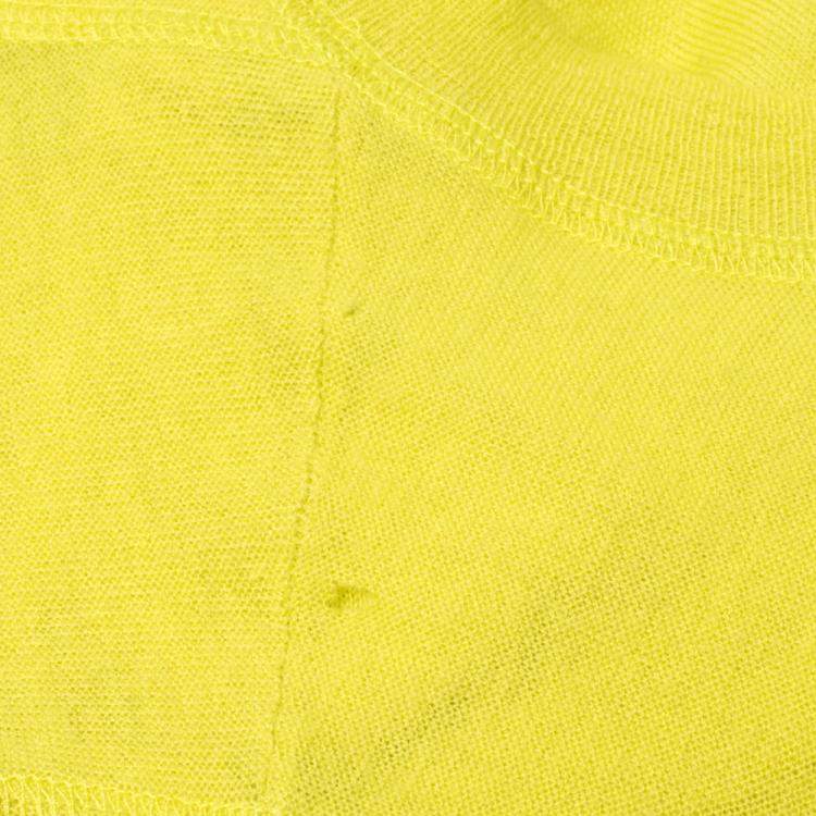 Pre Owned Joseph Lime Green Cashmere Henley Sweater S
