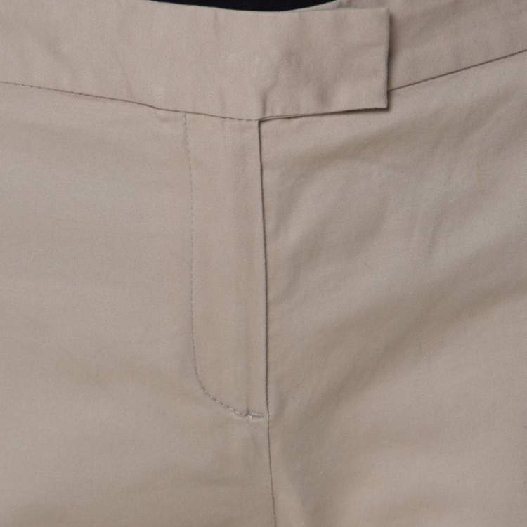 Pre Owned Joseph Beige Stretch Cotton Tailored Finley Trousers M
