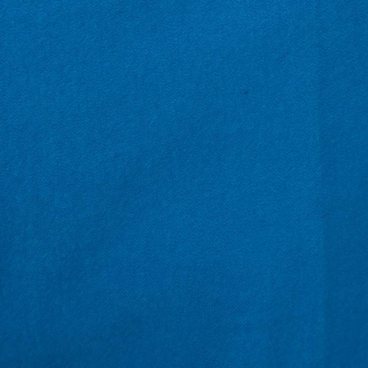 Pre Owned Joseph Blue Stretch Gabardine Cropped Queen Pants S
