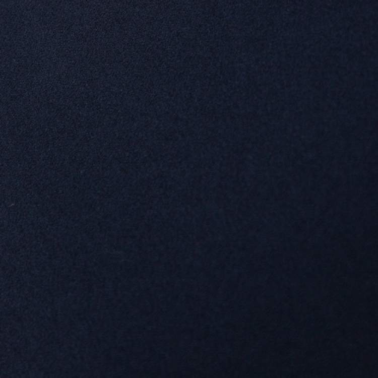 Pre Owned Joseph Navy Blue Crepe Sleeveless Step Button Dress M 