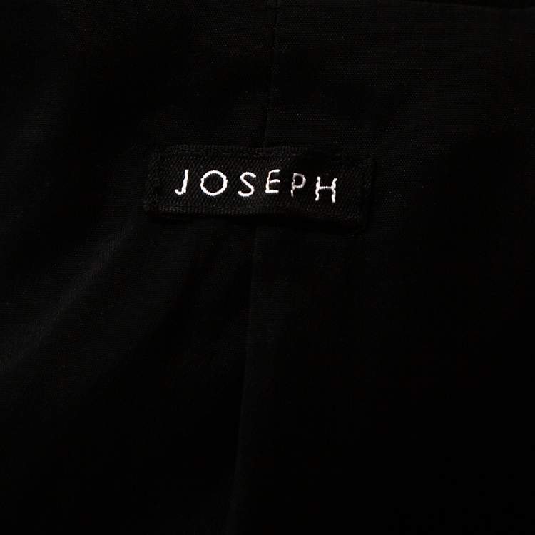 Pre Owned Joseph Black Wool Tailored Pant Suit S