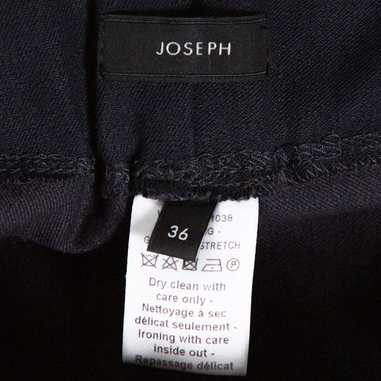 Pre Owned Joseph Slate Green Stretch Gabardine Leggings S