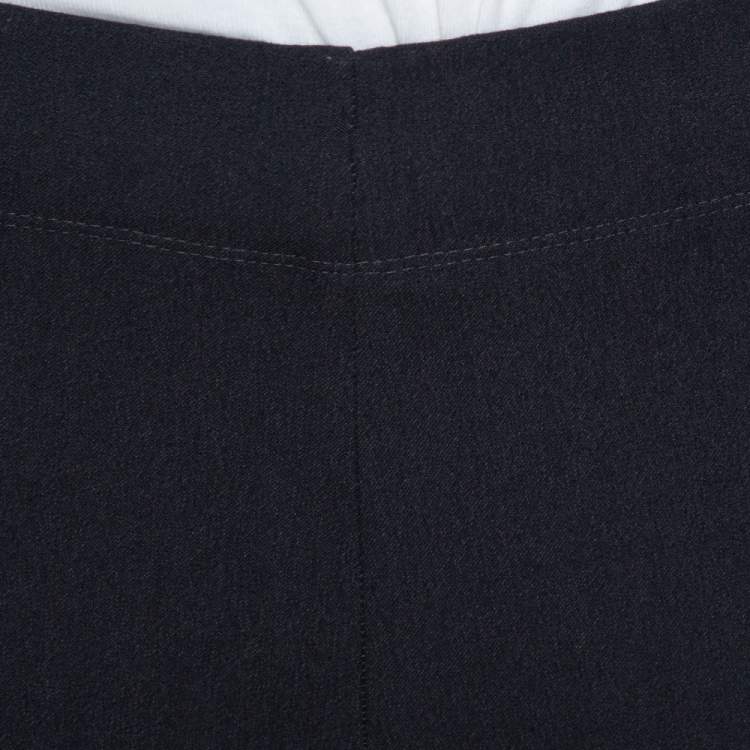 Pre Owned Joseph Slate Green Stretch Gabardine Leggings S