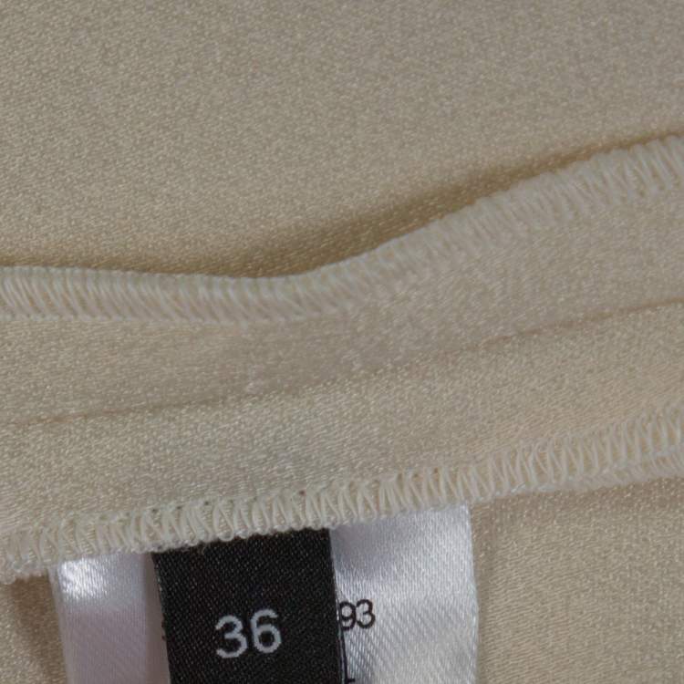 Pre Owned Joseph Cream Double Satin Tai/Ruppert Culottes & Top Set S