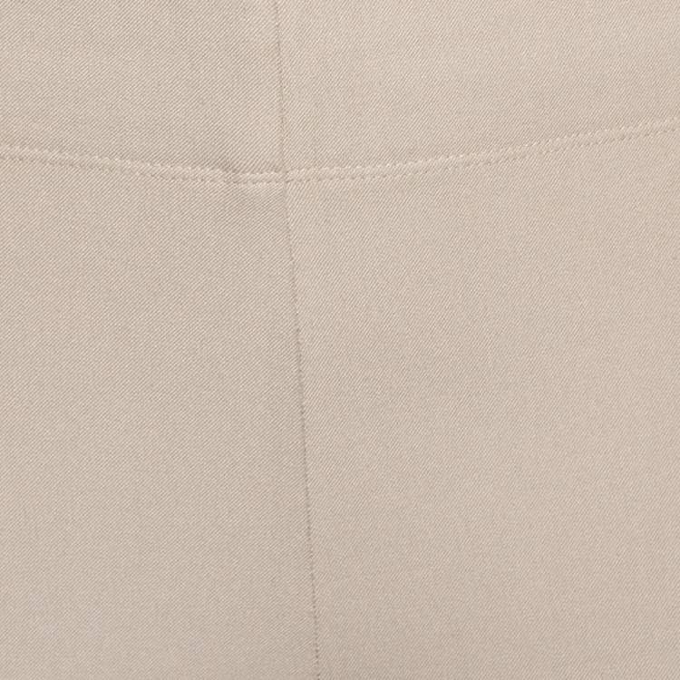 Pre Owned Joseph Beige Stretch Gabardine Leggings S