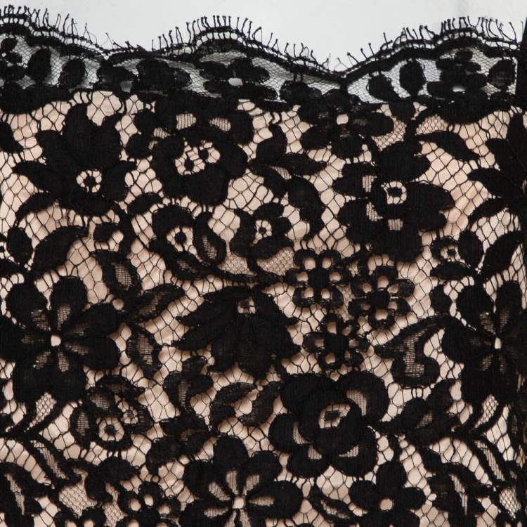 Pre Owned Joseph Black Lace Laure Camisole Top M