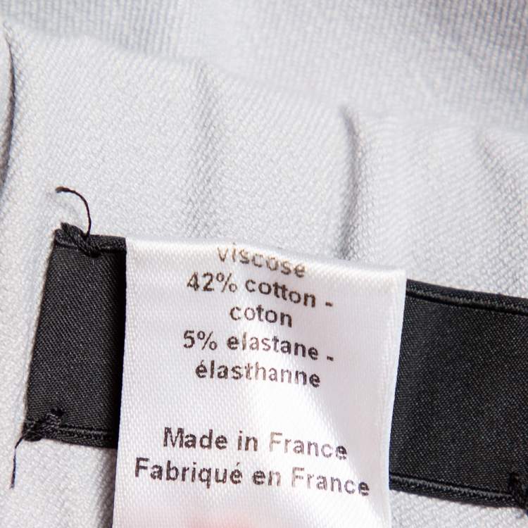 Pre Owned Joseph Grey Stretch Gabardine Leggings S