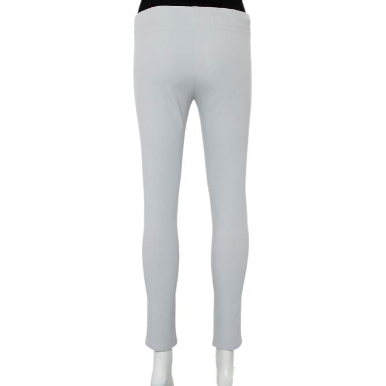 Pre Owned Joseph Grey Stretch Gabardine Leggings S