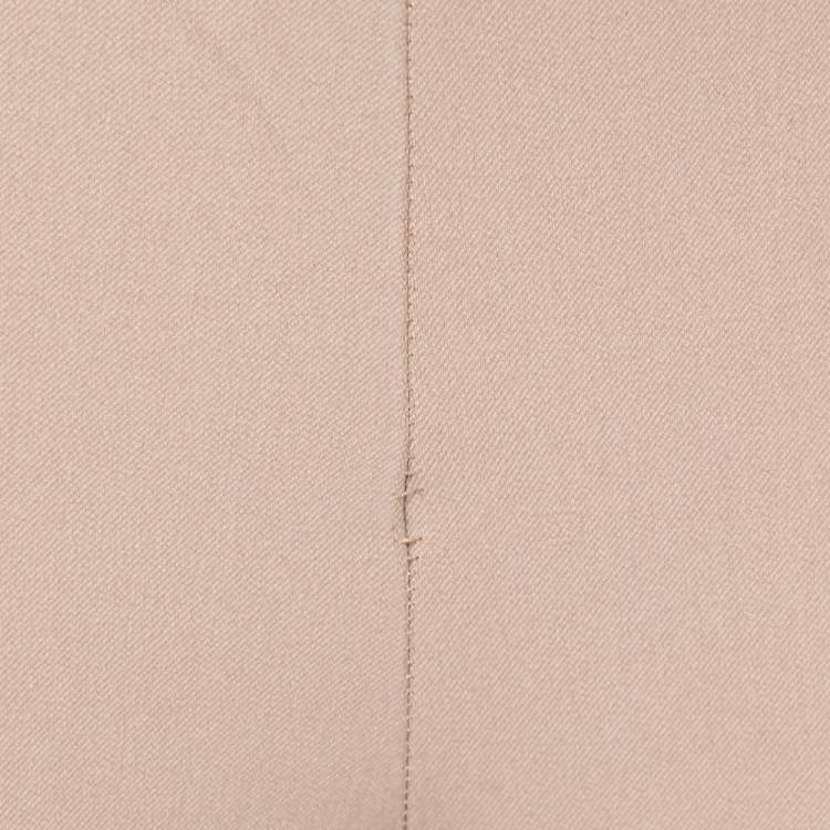 Pre Owned Joseph Beige Stretch Gabardine Leggings S