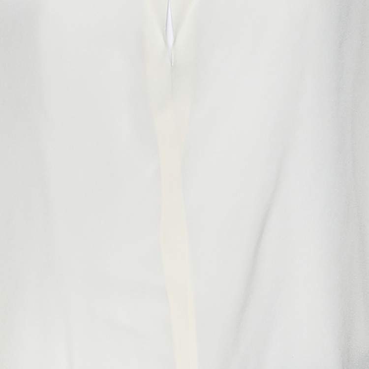 Pre Owned Joseph White Silk Oversized Top M