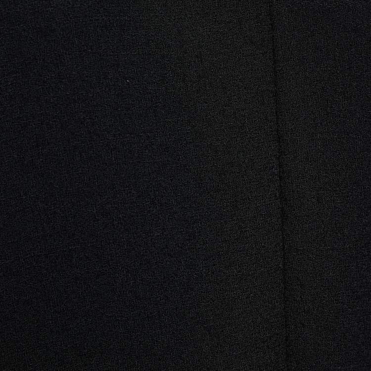 Pre Owned Joseph Black Wool Layered Dress M