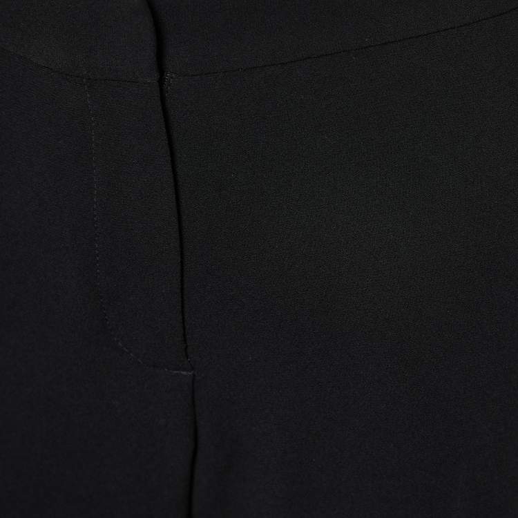 Pre Owned Joseph Black Crepe Cargo Pants M