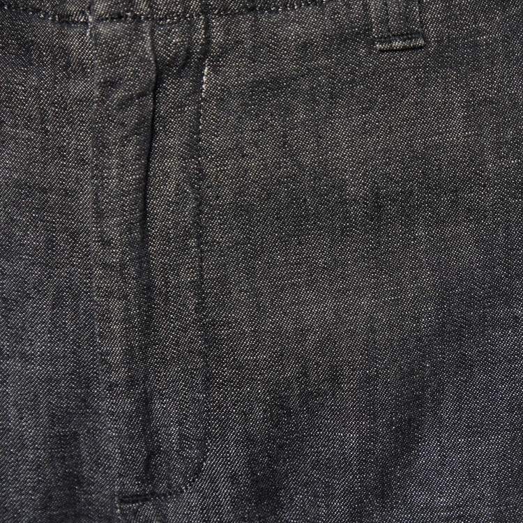 Pre Owned Joseph Grey Cotton Flared Trousers M