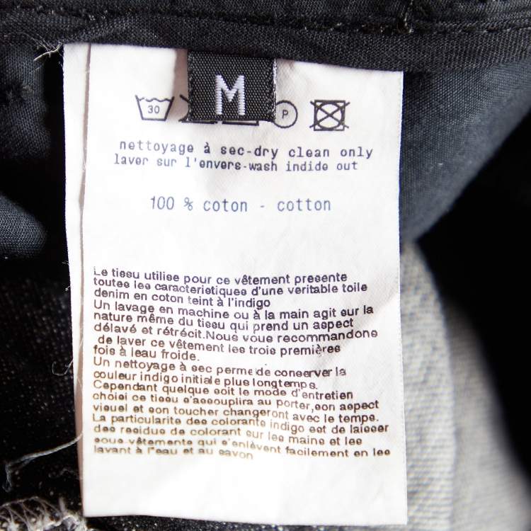Pre Owned Joseph Grey Cotton Flared Trousers M