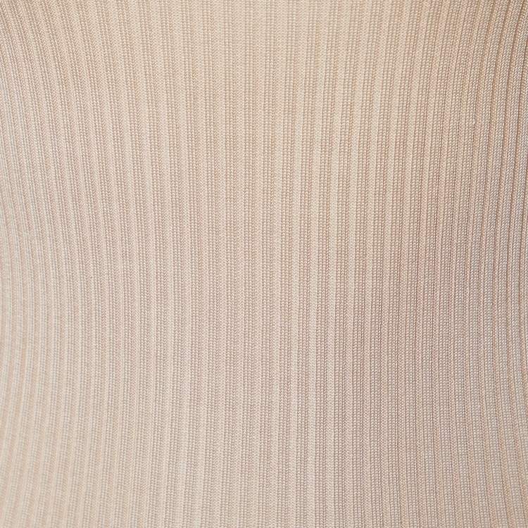 Pre Owned Joseph Beige Silk Knit Long Sleeve Sweater S