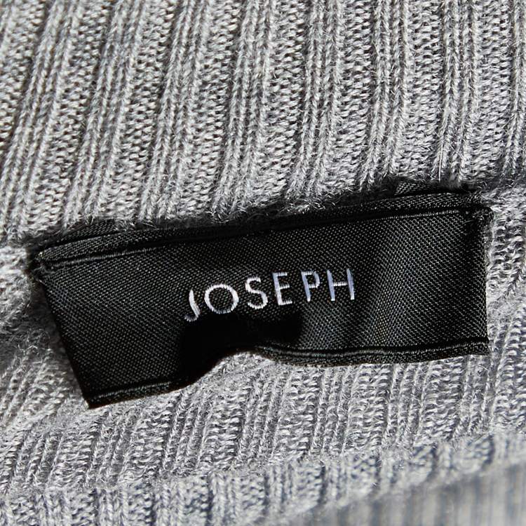 Pre Owned Joseph Grey Cashmere Turtleneck Sweater M