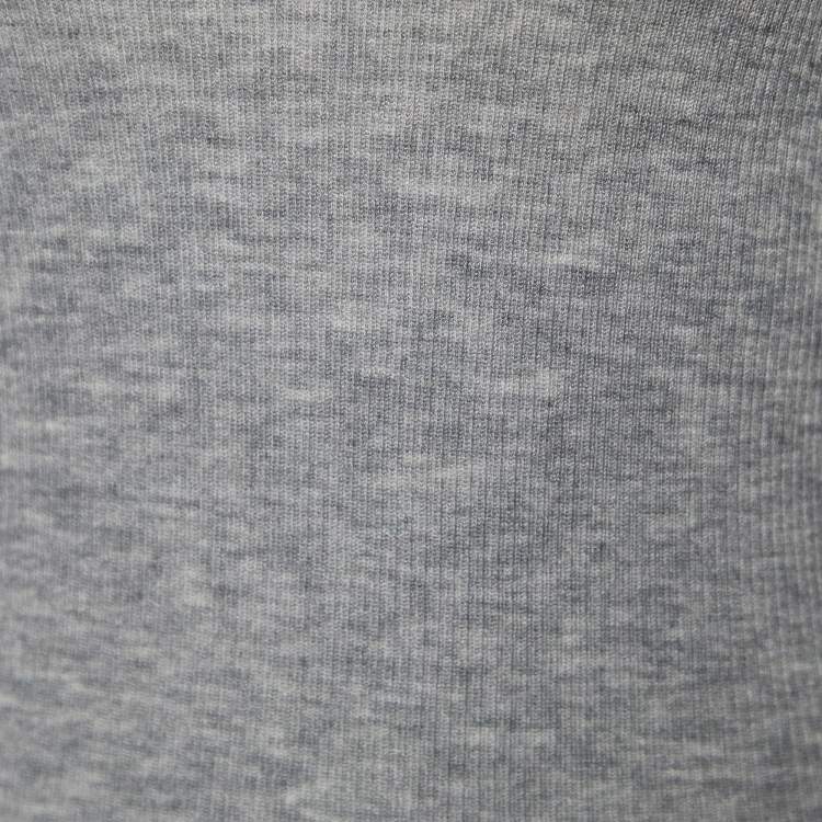 Pre Owned Joseph Grey Cashmere Turtleneck Sweater M
