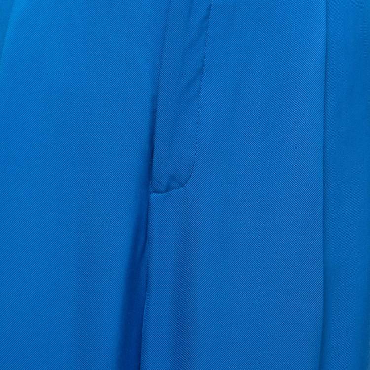 Pre Owned Joseph Blue Wide Leg Trousers L
