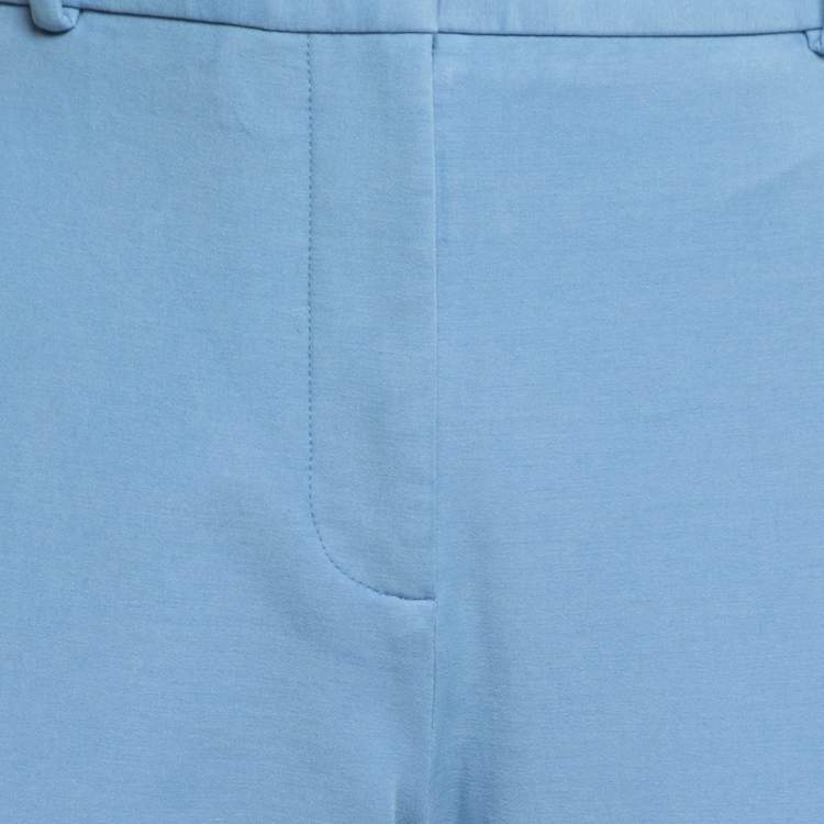 Pre Owned Joseph Light Blue Stretch Cotton Tarifa Trousers L