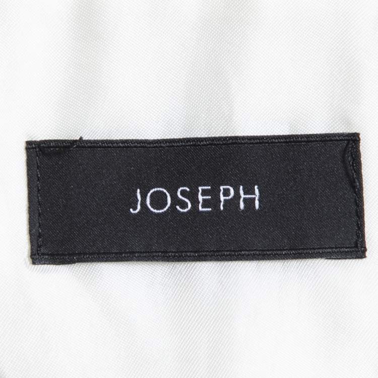 Pre Owned Joseph Ecru White Linen Single-Breasted Blazer L