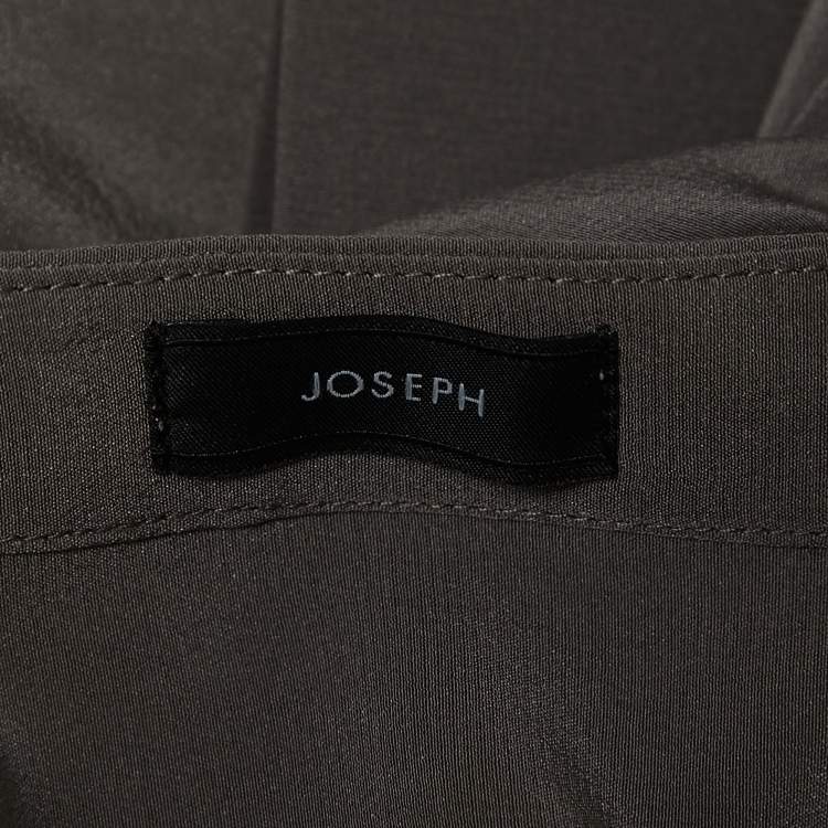 Pre Owned Joseph Grey Silk Dara Blouse M