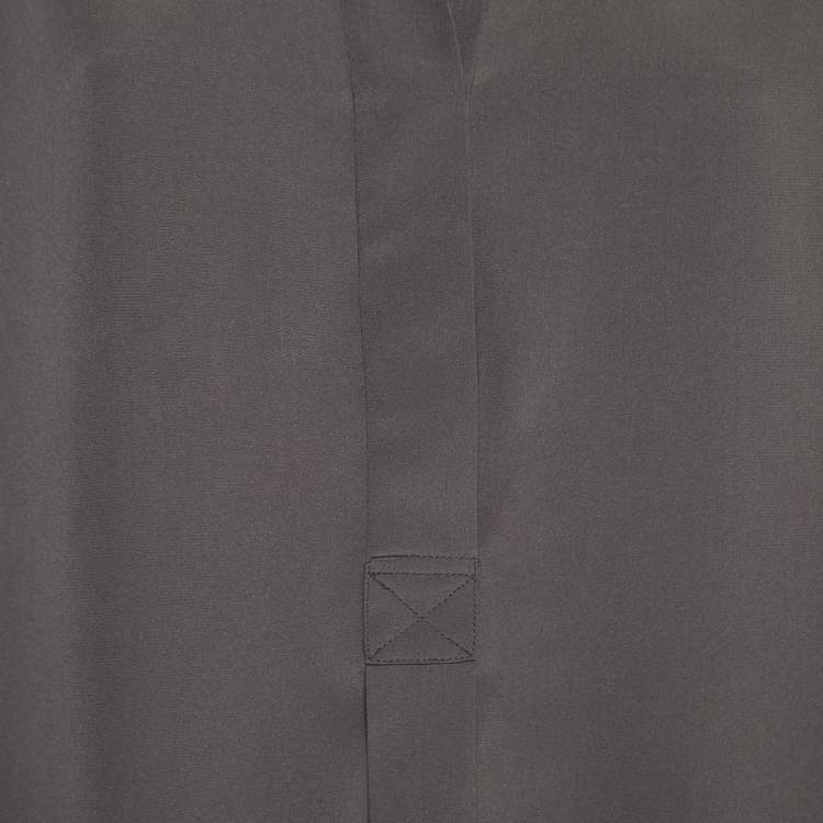 Pre Owned Joseph Grey Silk Dara Blouse M