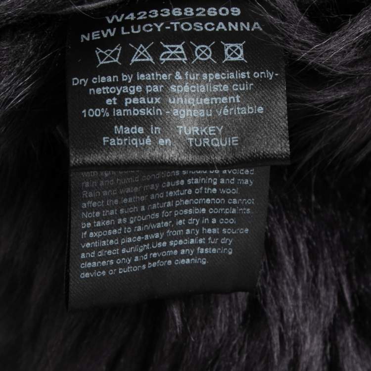 Pre Owned Joseph Grey Fur & Suede New Lucy Toscana Vest XS
