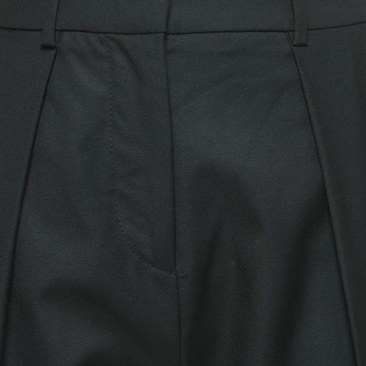 Pre Owned Joseph Black Wool Saville Slim Fit Trousers S