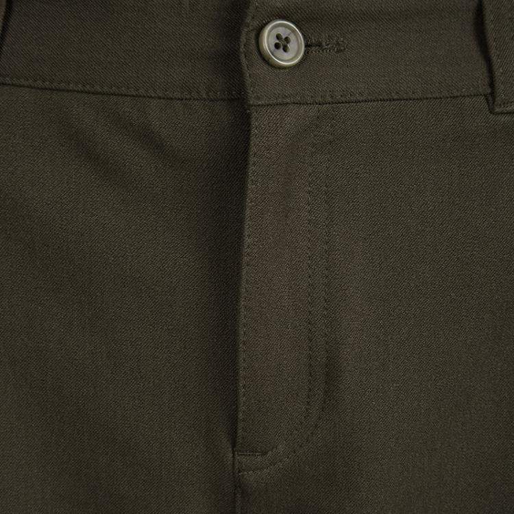 Pre Owned Joseph Olive Green Stretch Denim Boot Cut Pants L