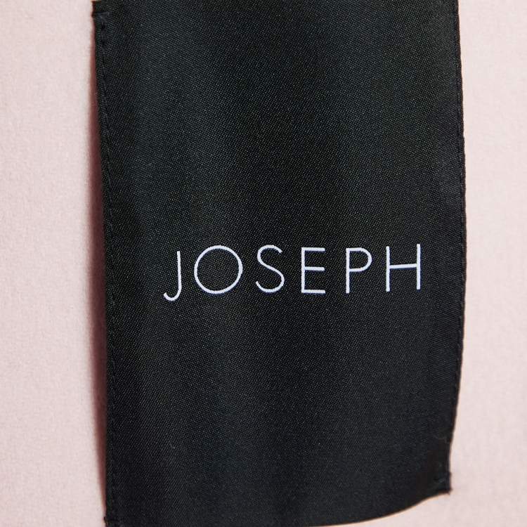 Pre Owned Joseph Pink Wool & Cashmere Cenda Double Face Coat S