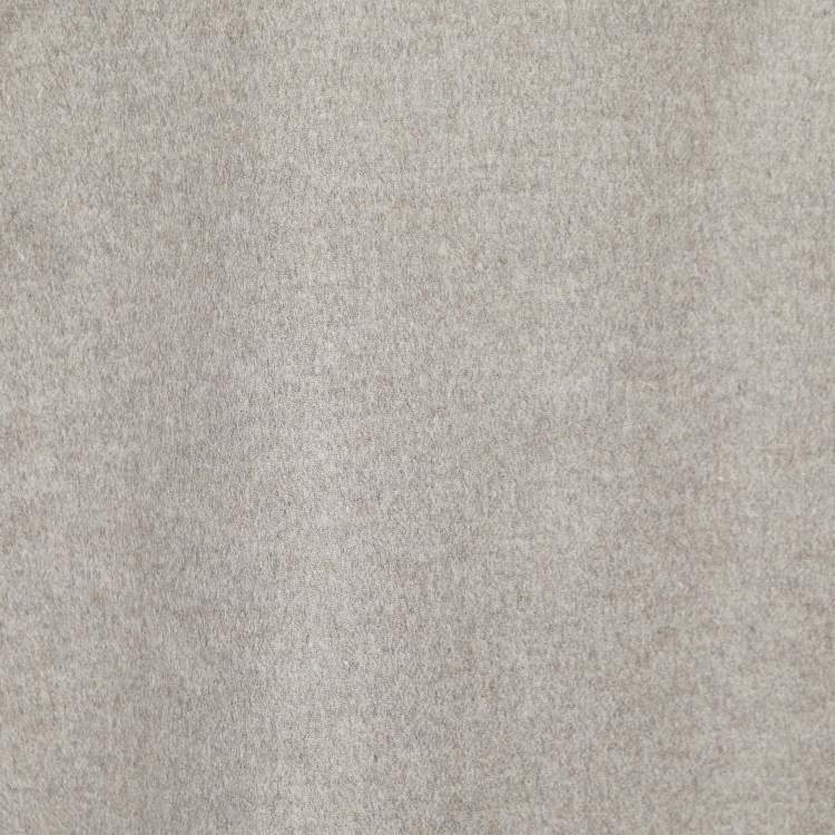 Pre Owned Joseph Taupe Brown Cashmere Blend Cape M