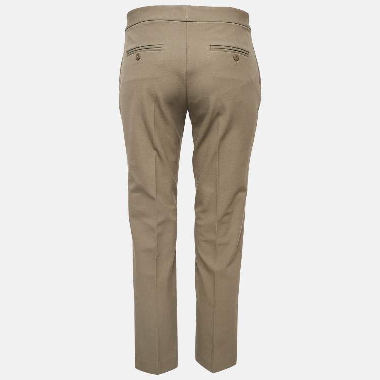 Pre Owned Joseph Green Queen Gabardine Straight Formal Trousers M