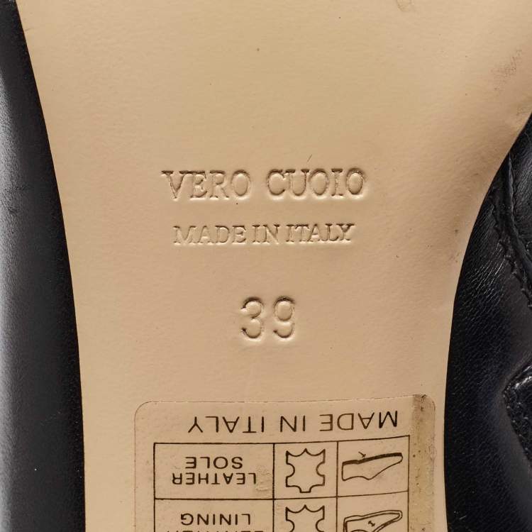 Pre Owned Joseph Black Leather Ankle Zipped Boots Size 39