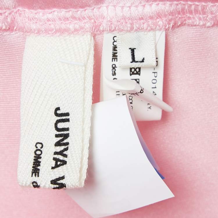 Pre Owned Junya Watanabe Commes Des Garcons Pink Jersey Leggings L