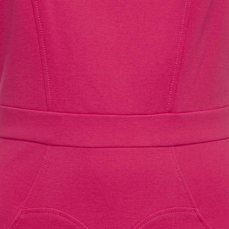 Pre Owned Just Cavalli Pink Jersey Embellished Sleeveless Short Dress S