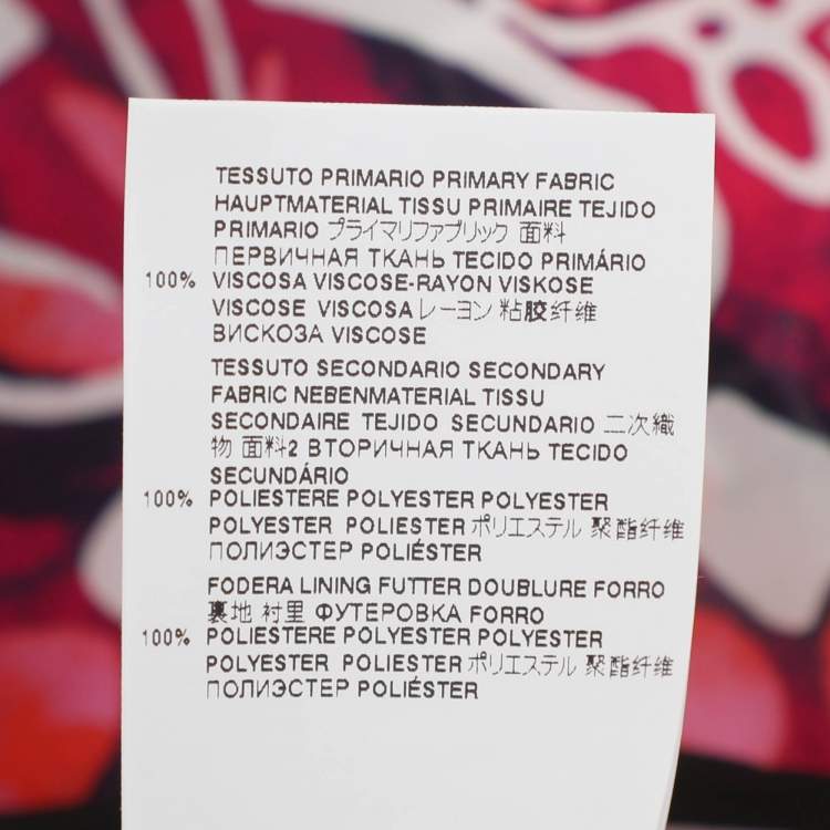 Pre Owned Just Cavalli Multicolor Archive Print Chiffon Kaftan Tops M