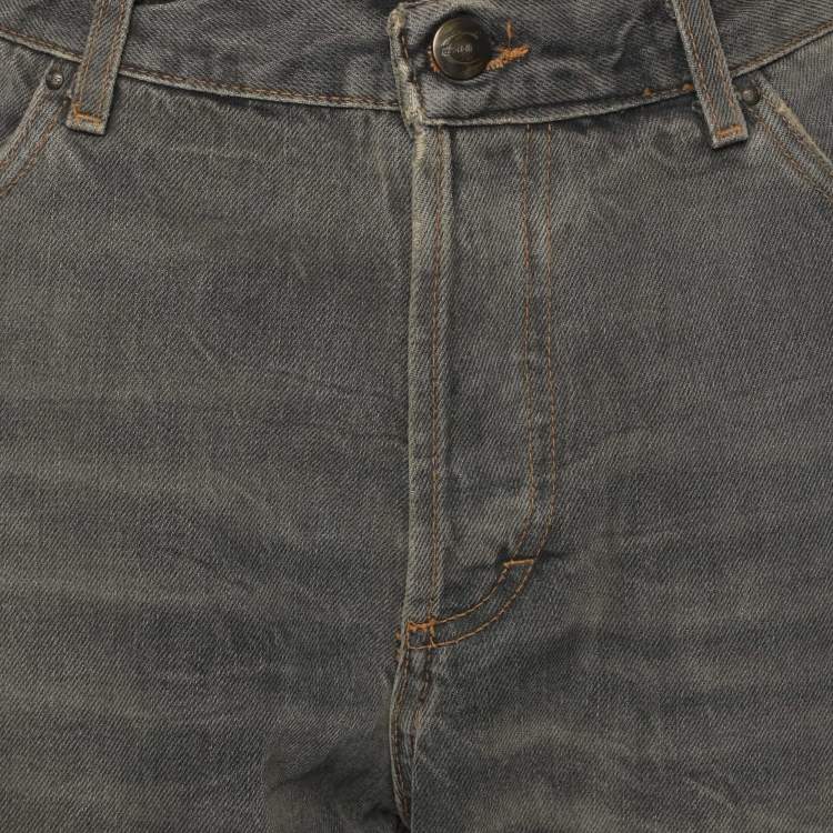 Pre Owned Just Cavalli Grey Denim Flared Jeans XXL