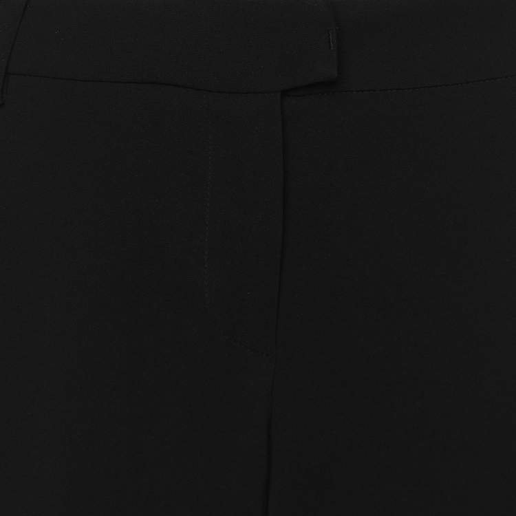 Pre Owned Just Cavalli Black Viscose Blend Trousers L