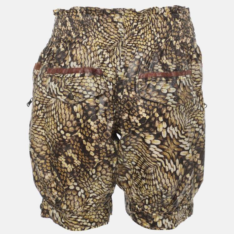 Pre Owned Just Cavalli Multicolor Printed Nylon Short S