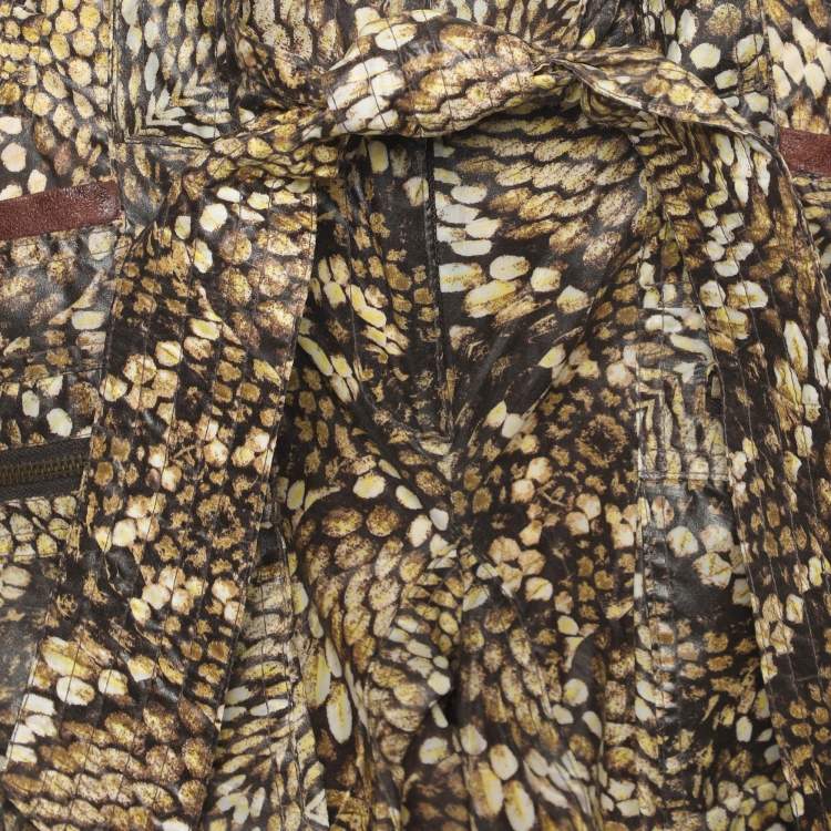 Pre Owned Just Cavalli Multicolor Printed Nylon Short S