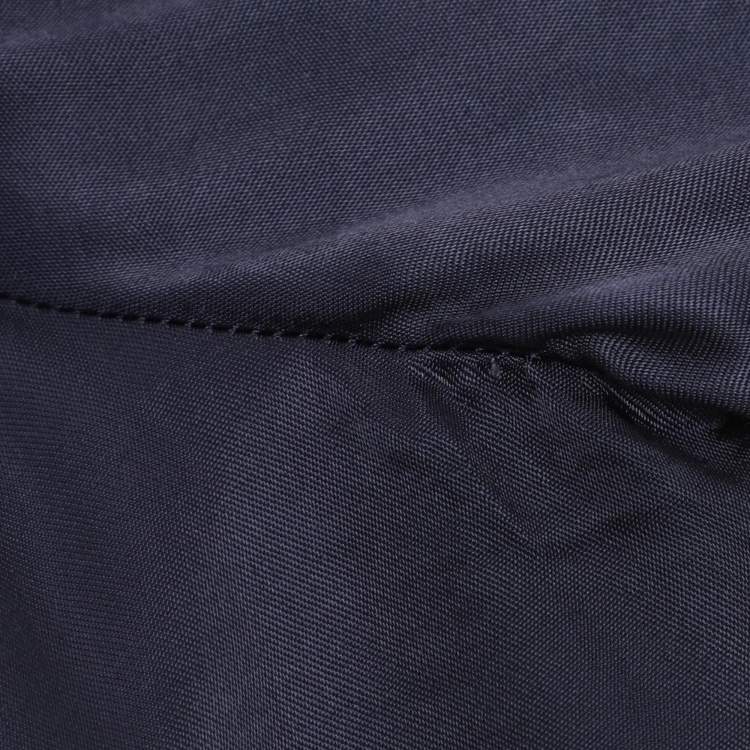 Pre Owned Just Cavalli Navy Blue Viscose Embellished Button Front Shirt M