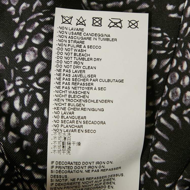 Pre Owned Just Cavalli Black Wool Tailored Coat S